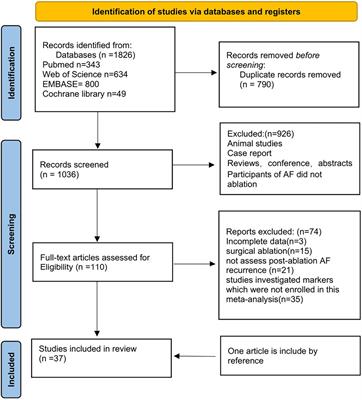 Left atrial appendage function and structure predictors of recurrent atrial fibrillation after catheter ablation: A meta-analysis of observational studies